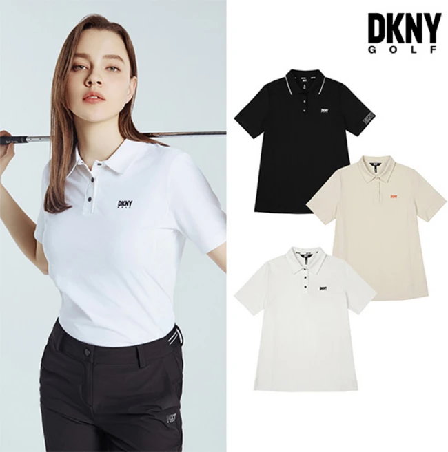 [DKNY GOLF] 소로나 카라 반팔티셔츠 여성 3컬러 택1