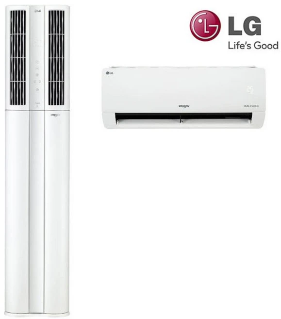 LG 엘지 인버터 투인원 2in1 듀얼에어컨 FQ18VCDNA2 실외기포함