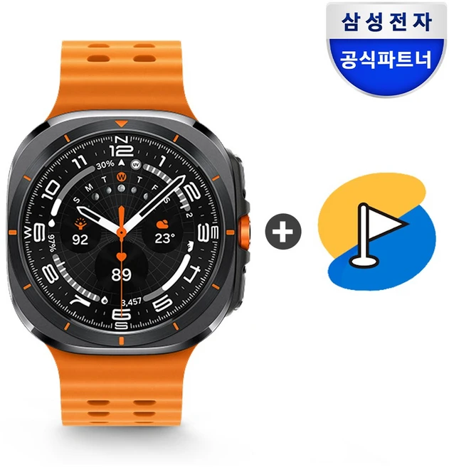 삼성 갤럭시 워치 울트라 골프 에디션 (스마트캐디 1년 이용권 포함), GPS+Cellular, 47mm, 티타늄그레이