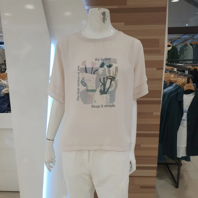 [엠씨]라운드프린트티셔츠 C52T020 1873280