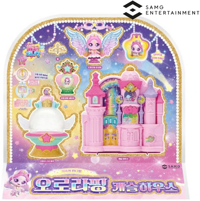 [다복점빵] 슈팅스타 캐치티니핑 오로라핑 캐슬하우스, 1개