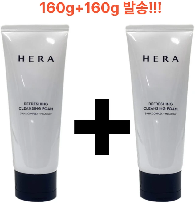 헤라 리프레싱 클렌징 폼 320g 세트, 1개
