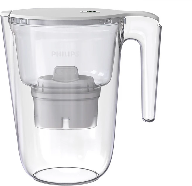 필립스 피처 간이 정수기 + 필터 1입, 화이트, 3.4L