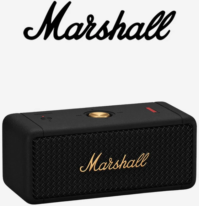 마샬 엠버튼2 블랙 화이트 Marshall Emberton II 블루투스 스피커, 클래식, Black 블랙 + 브래스, 1개