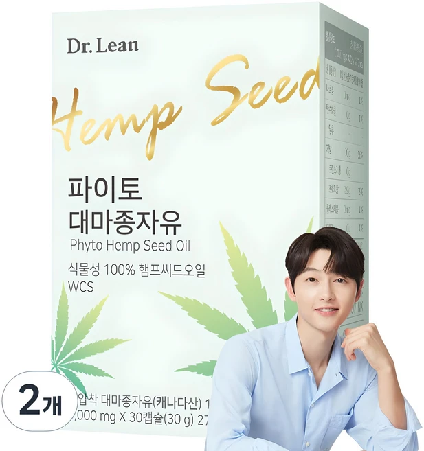 닥터린 파이토 대마종자유, 30정, 2개