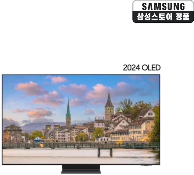 2024 삼성 TV OLED SD95 (195 cm) KQ77SD95AFXKR, 스탠드(기본내장), HW-LS60D/KR(+49만원)