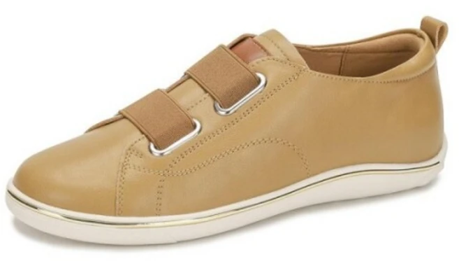 [포멜카멜레] 소가죽 스트랩 카멜 슬립온 CAMEL 3cm