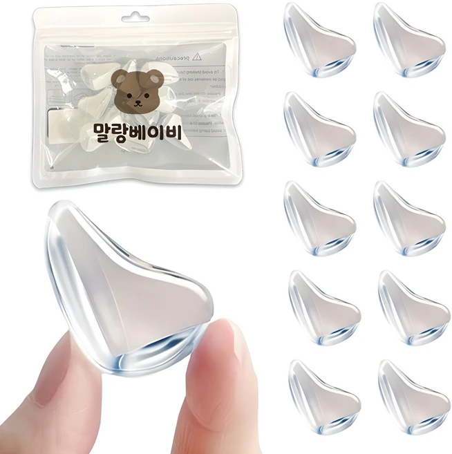 말랑베이비 프리미엄 모서리 보호대, 10개, 투명