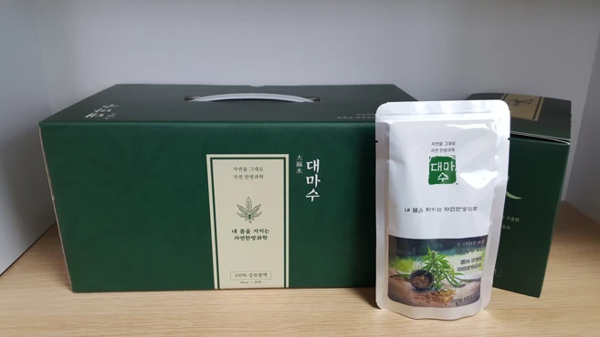 증류100% 대마수 약수 자연으로부터 유래, 80ml, 30개