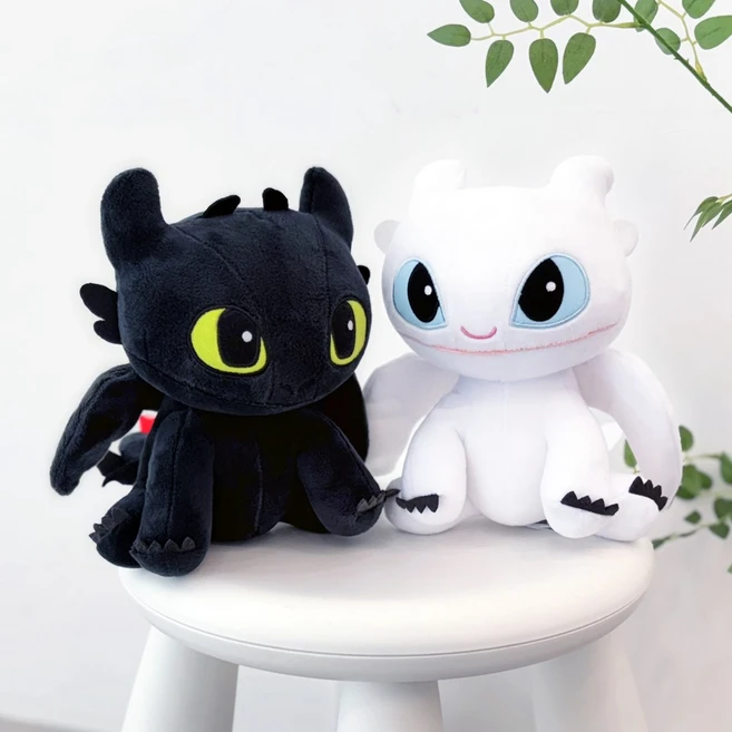 드래곤 길들이기 싯팅 인형, 라이트퓨리, 1개, 18cm