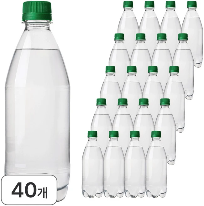 스파클 스파클링 탄산수 플레인, 40개, 500ml
