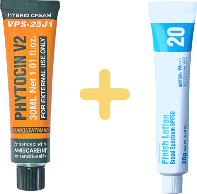 NEW 파이토신+피니쉬로션 파데프리 생얼 톤업 피부톤 자외선차단, 1개, 50ml