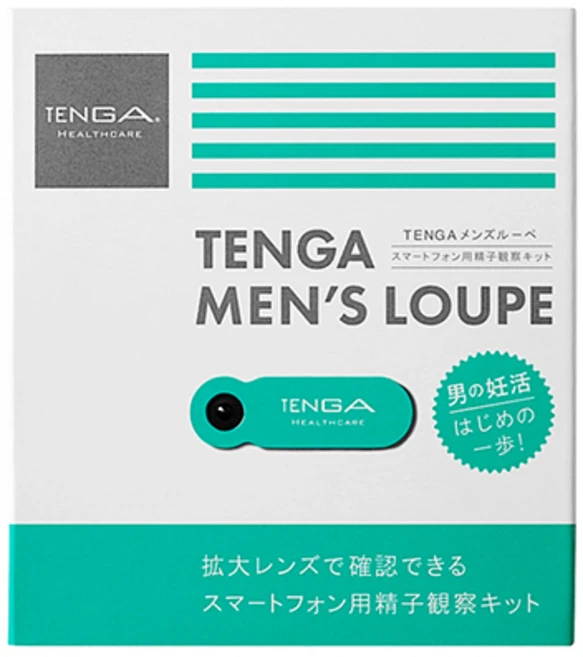 텐가 멘즈 루페 셀프 정자 관찰 키트 남자 정액 검사 테스트기, 1세트, 1개입