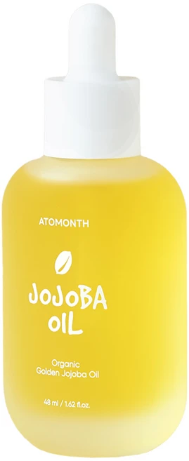 아토먼스 유기농 비정제 골든 퓨어 호호바 오일, 1개, 48ml