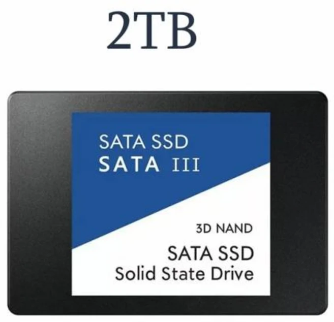2024 SATA SSD Sata 하드 드라이브 디스크 2.5 인치 2TB 고속 인사이드 솔리드 스테이트, 없음, 한개옵션1