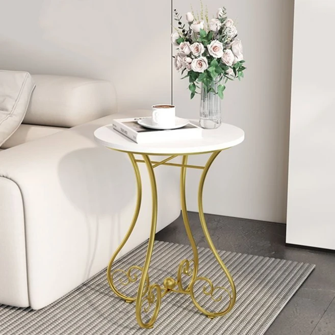 쇼파 사이드테이블 유럽식 미니티테이블 G-0011, 화이트