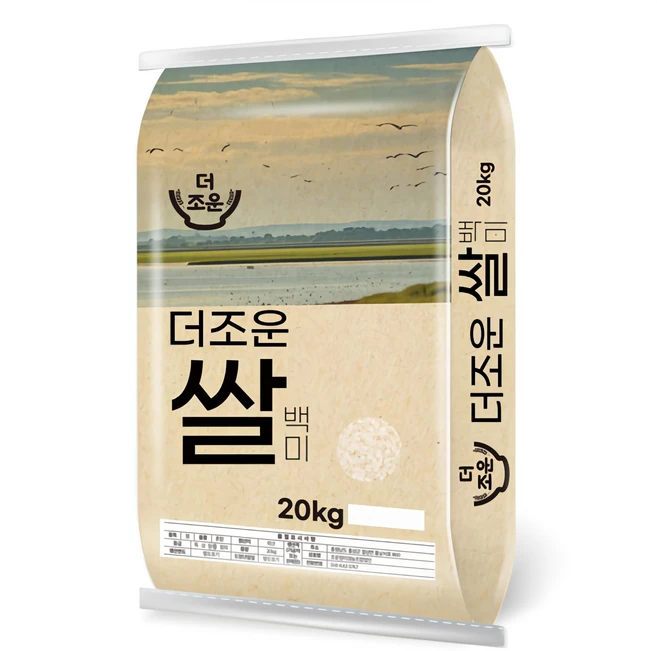 더조운 2024년산 햅쌀 백미 보통등급, 20kg, 1개, 보통
