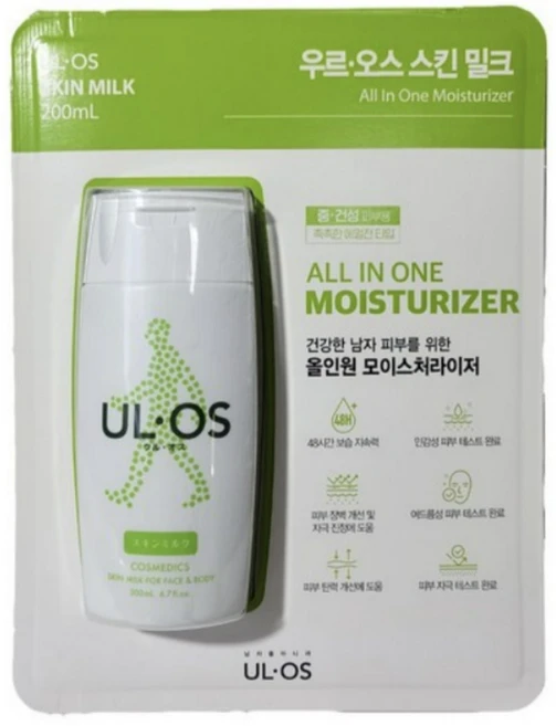 우르오스 남성용 올인원 스킨밀크, 1개, 200ml