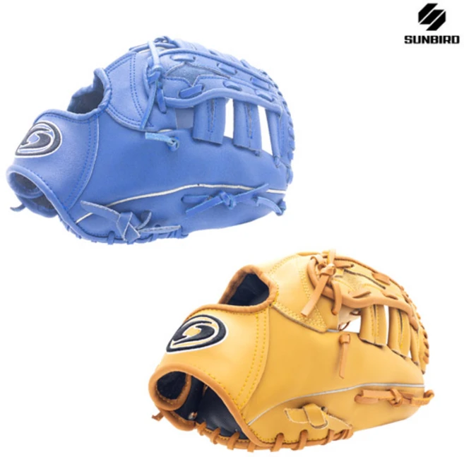 [썬버드] 가죽 야구글러브 S203 13 inch 외야수 캐치볼, 1개