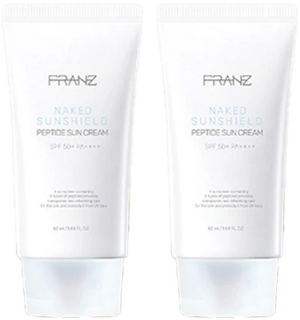 프란츠 선크림 50ml 1+1개 백탁 끈적임 없는 선크림, 2개