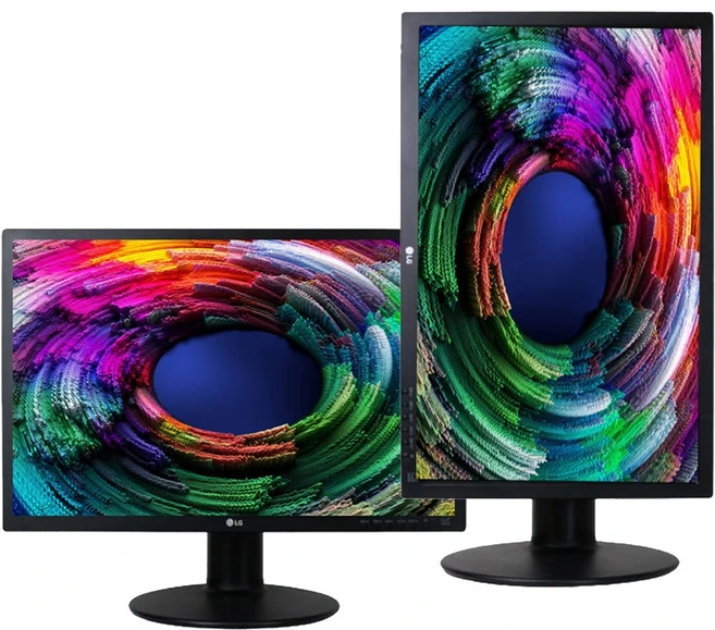 LG전자 24MB35PH IPS 광시야각 FHD HDMI 피벗 높낮이 사무 업무용 24인치 중고, 61cm