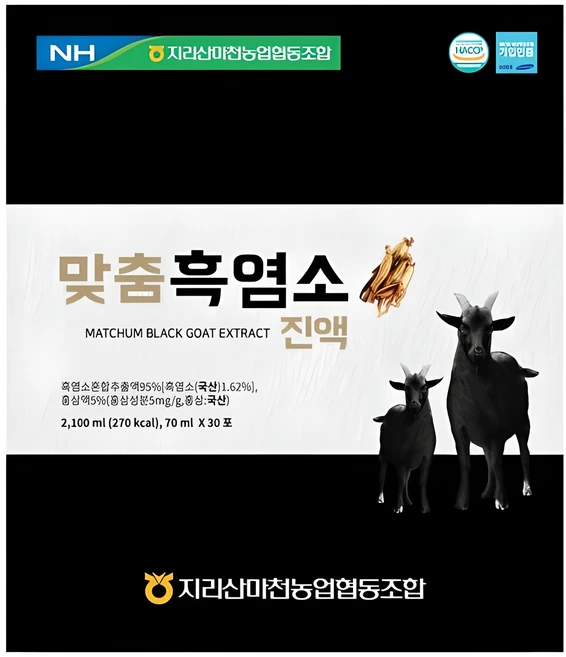 농협 더 진한 엑기스 흑염소 진액 30p, 2.1L, 1개