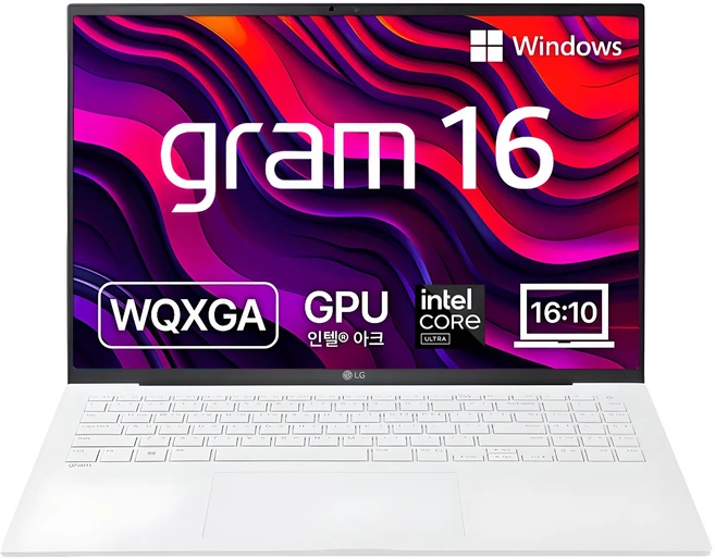 LG전자 2024 그램 16 인텔 코어Ultra5, 스노우화이트, 512GB, 16GB, WIN11 Home, 16Z90S-GA5HK