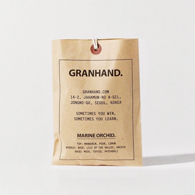 그랑핸드 사쉐 9종 택 1 granhand 방향제, 1개, 마린 오키드 Marine Orchid