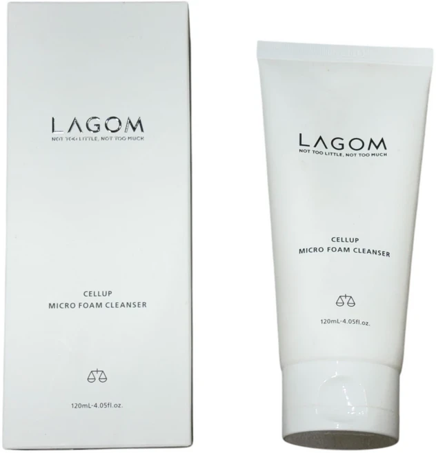라곰수분클렌저 라곰 셀럽 마이크로 폼 클렌저 LAGOM CELLUP MICRO FOAM CLEANSER, 120ml, 2개