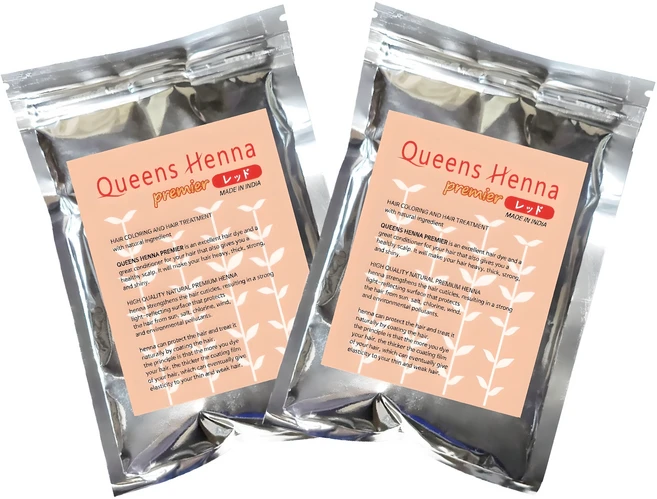 1+1 퀸즈헤나 프리미어 천연헤나염색약 Queens henna, 레드, 2개