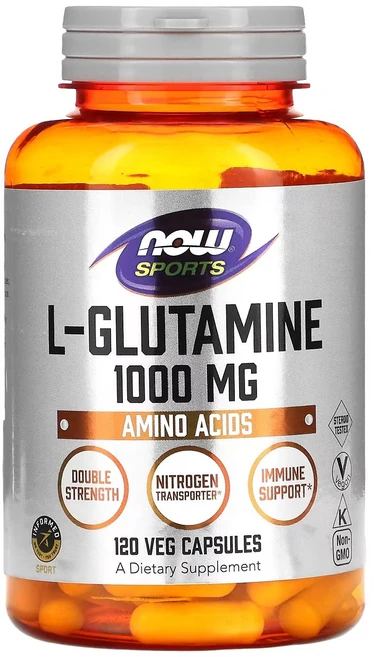 나우푸드 L-글루타민 1000mg 베지 캡슐, 120정, 1개