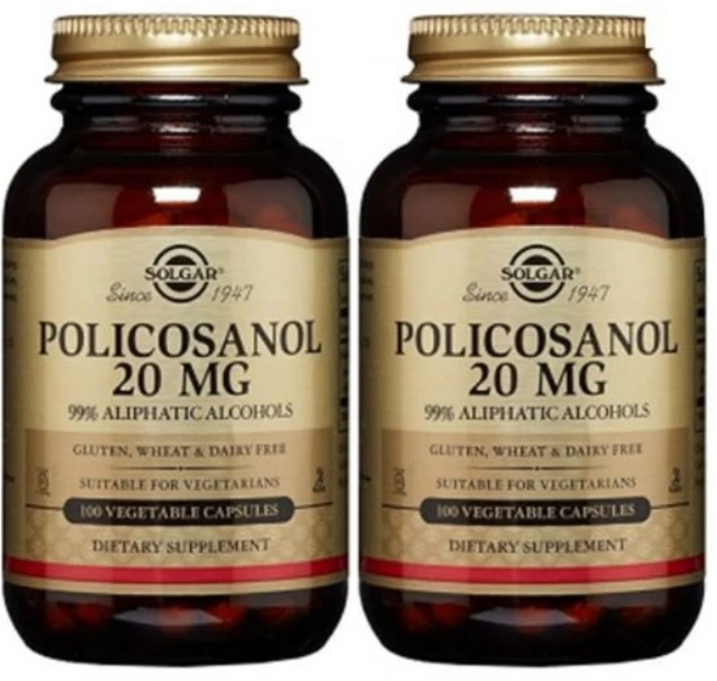 솔가 폴리코사놀 20mg 100캡슐 x 2통 Policosanol, 100정, 2개