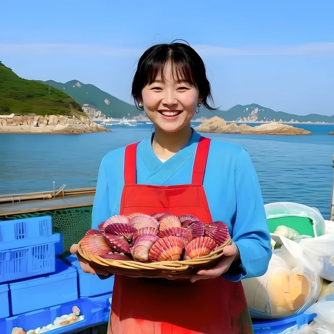 가리비 산지직송 제철 홍가리비, 1개, 5kg