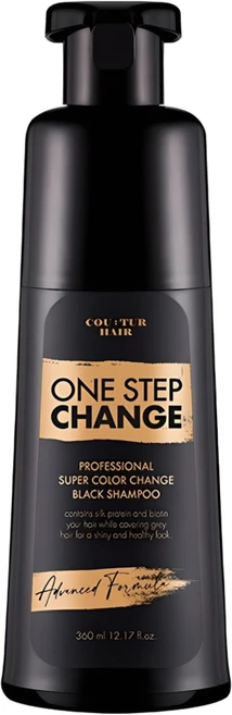 꾸띄르헤어 시즌2 프로페셔널 수퍼 컬러체인지 블랙 샴푸 360ml, 1개