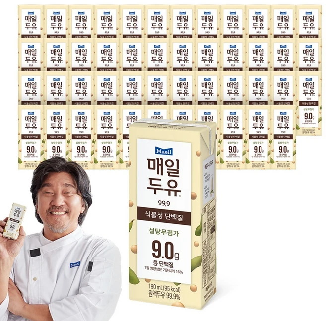 매일두유 99.9, 190ml, 48개