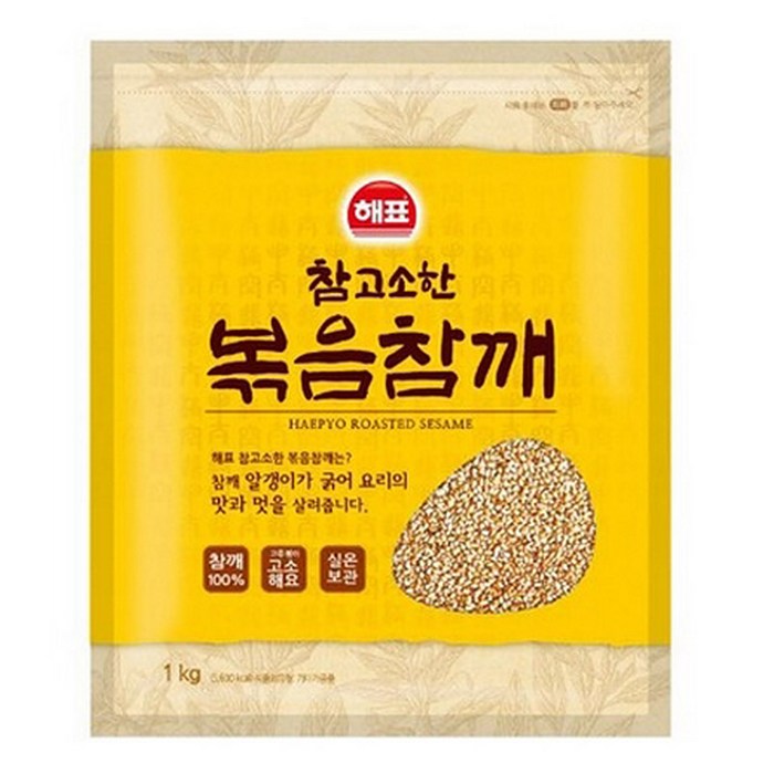 사조해표 볶음참깨1kg, 1kg, 1개 대표 이미지 - 참깨 추천
