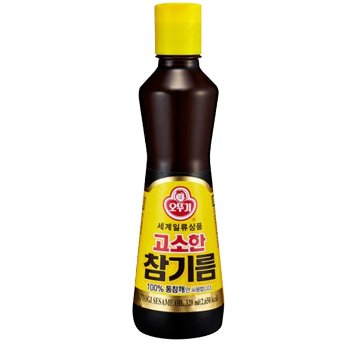 오뚜기 고소한 참기름 병, 320ml, 1개 대표 이미지 - 참기름 추천