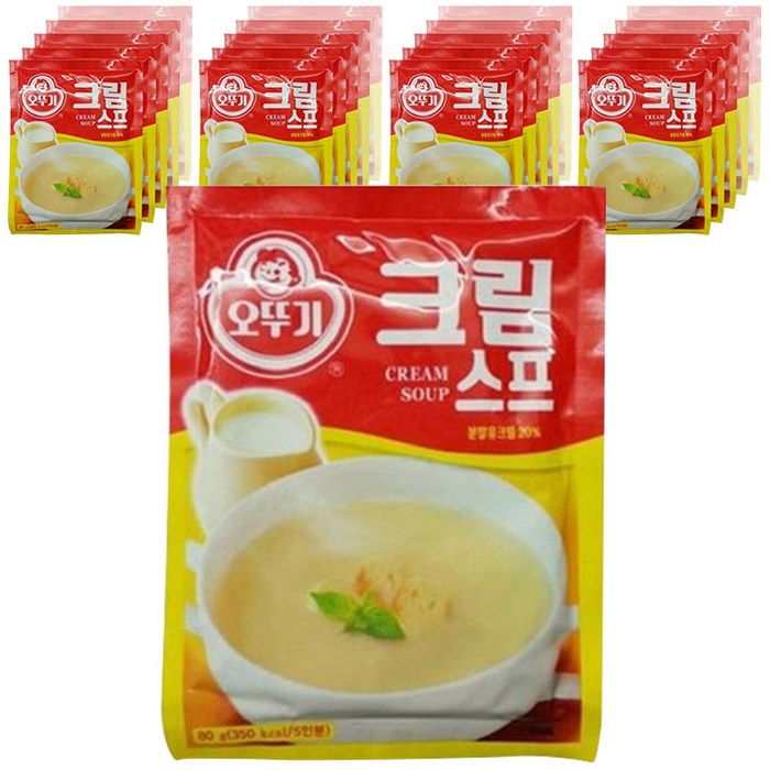 오뚜기 크림 분말스프, 80g, 40개 대표 이미지 - 미트볼 추천