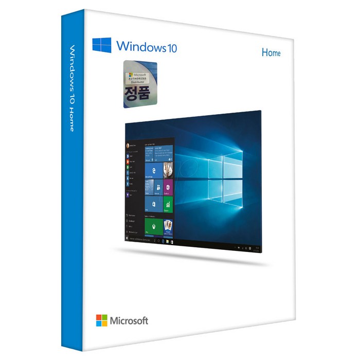마이크로소프트 Windows 10 Home FPP 운영체제 RS3