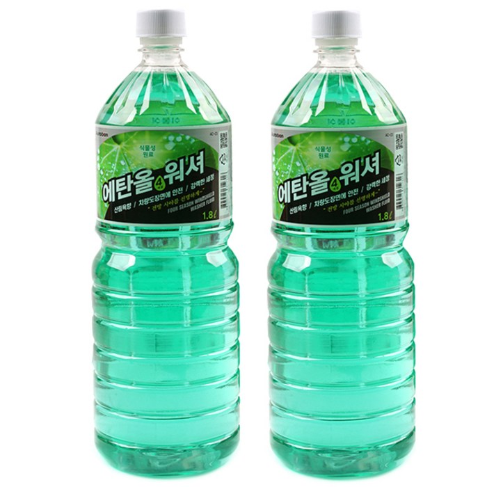 오토반 에탄올 워셔액, 1.8L, 2개 대표 이미지 - 에탄올 워셔액 추천