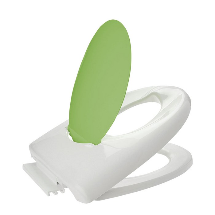 브리즈 유아겸용 무소음 변기커버, GREEN, 1개 대표 이미지 - 무소음 변기커버 추천