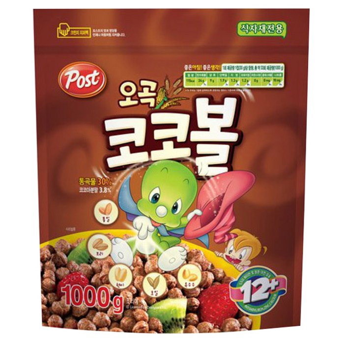 포스트 오곡 코코볼 시리얼, 1000g, 1개 대표 이미지 - 포스트 시리얼 추천