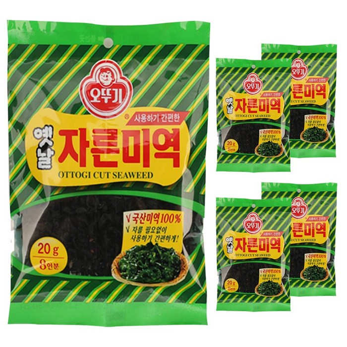 오뚜기 옛날자른미역, 20g, 5개 대표 이미지 - 오뚜기 옛날 추천