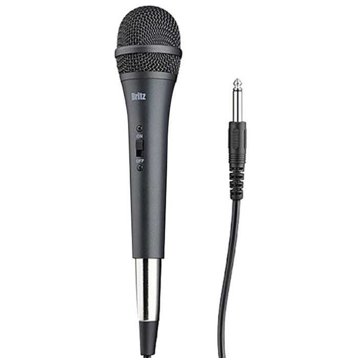 브리츠 다이나믹 유선 마이크 MC-1500B2K 대표 이미지 - 녹음 마이크 추천