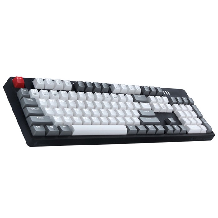 앱코 HACKER K662 카일 광축 게이밍 기계식키보드 클릭, K662V2, 어반그레이 대표 이미지 - 광축 키보드 추천