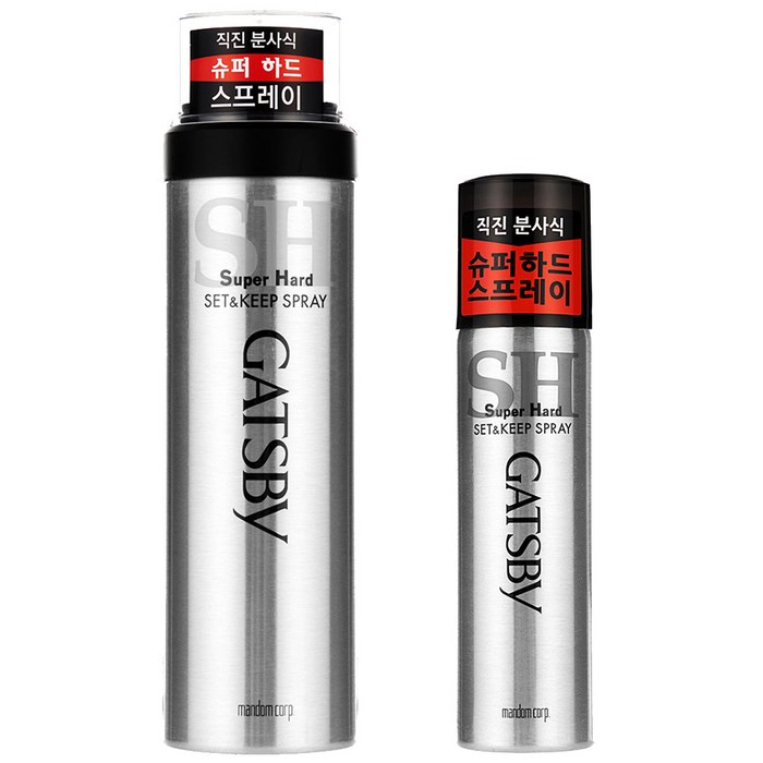 갸스비 셋앤킵 헤어 스프레이 263ml + 67ml, 1세트 대표 이미지 - 헤어 스프레이 추천