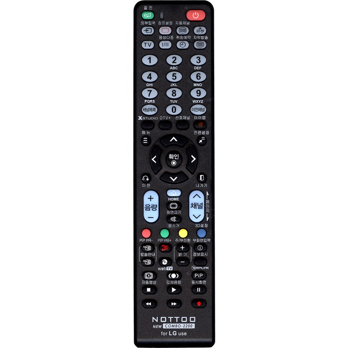 NOTTOO LG 리모컨 COMBO-2200 대표 이미지 - TV 리모컨 추천