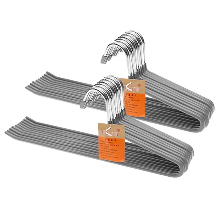 네이쳐리빙 논슬립 코팅 1단 바지걸이, 그레이, 20개 대표 이미지 - 바지걸이 추천