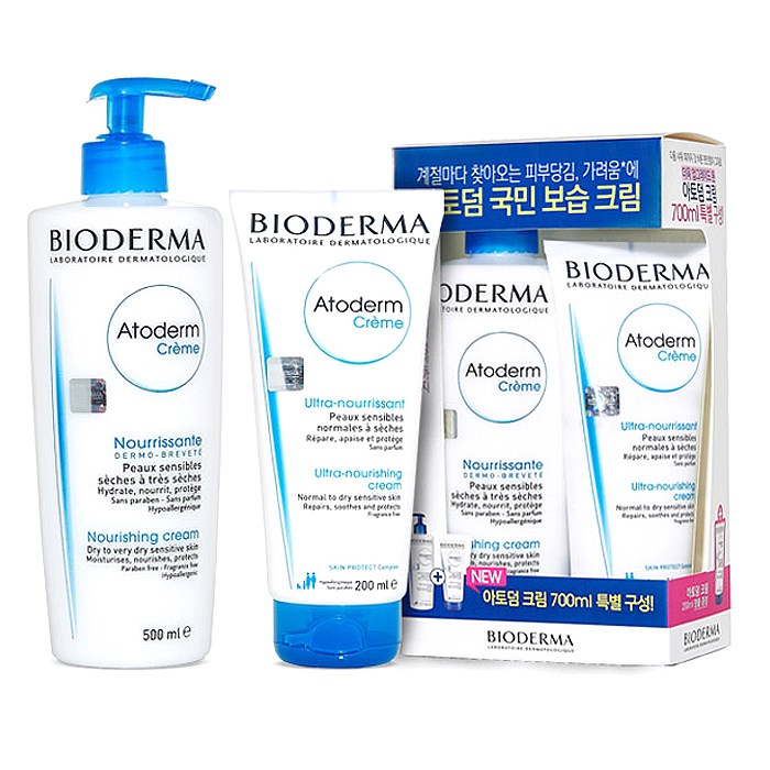바이오더마 아토덤 크림 500ml + 200ml 바디세트, 1세트 대표 이미지 - 설 선물세트 추천
