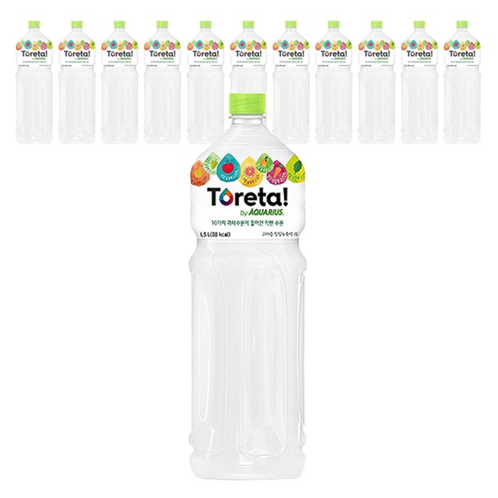 토레타 아쿠아리우스, 1.5L, 12개 대표 이미지 - 이온음료 추천